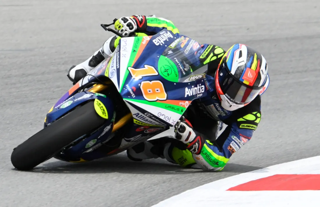 Xavi Cardelús, al Circuit de Catalunya. Foto: Avintia Esponsorama Racing