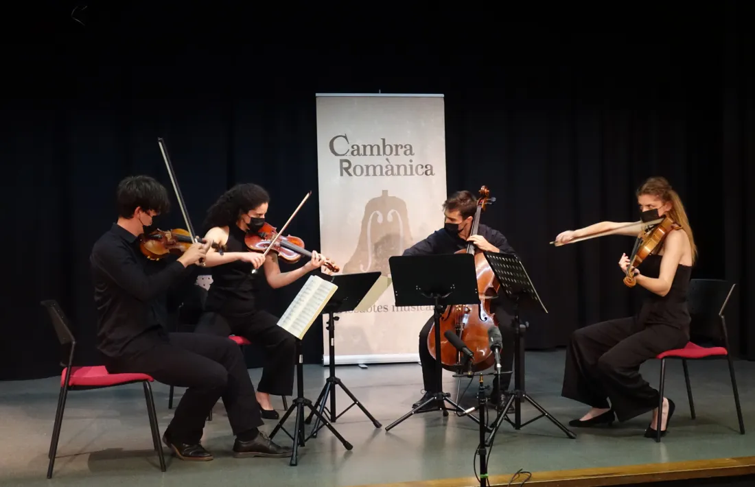 El Quartet Vivancos, en acció.