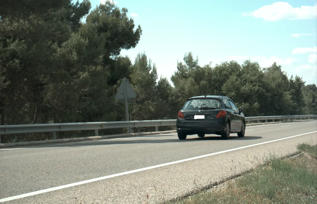 El vehicle interceptat pels mossos a 181 km/h.
