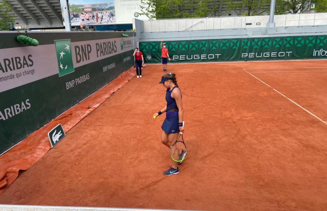 Vicky Jiménez, al Roland Garros. Foto: Joan Jiménez
