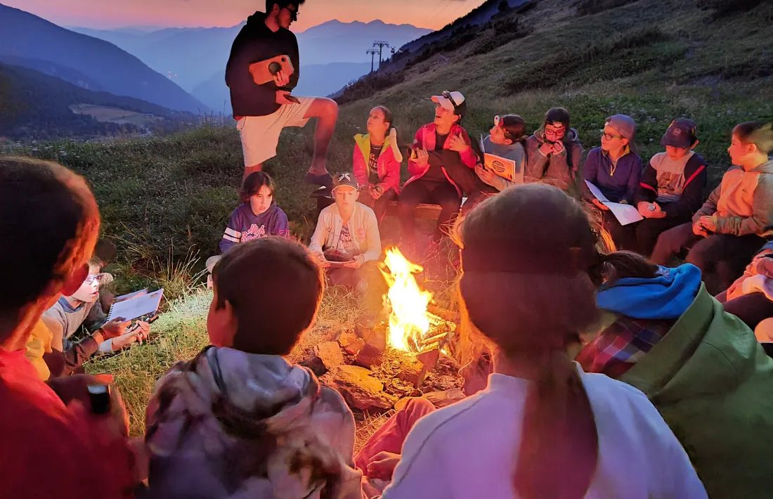 Una imatge de les colònies als Cortals.