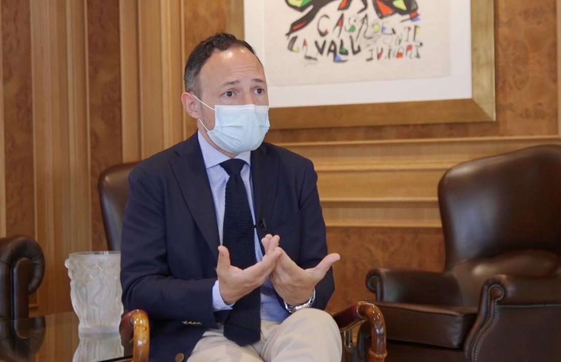 El cap de Govern, Xavier Espot, al seu despatx.