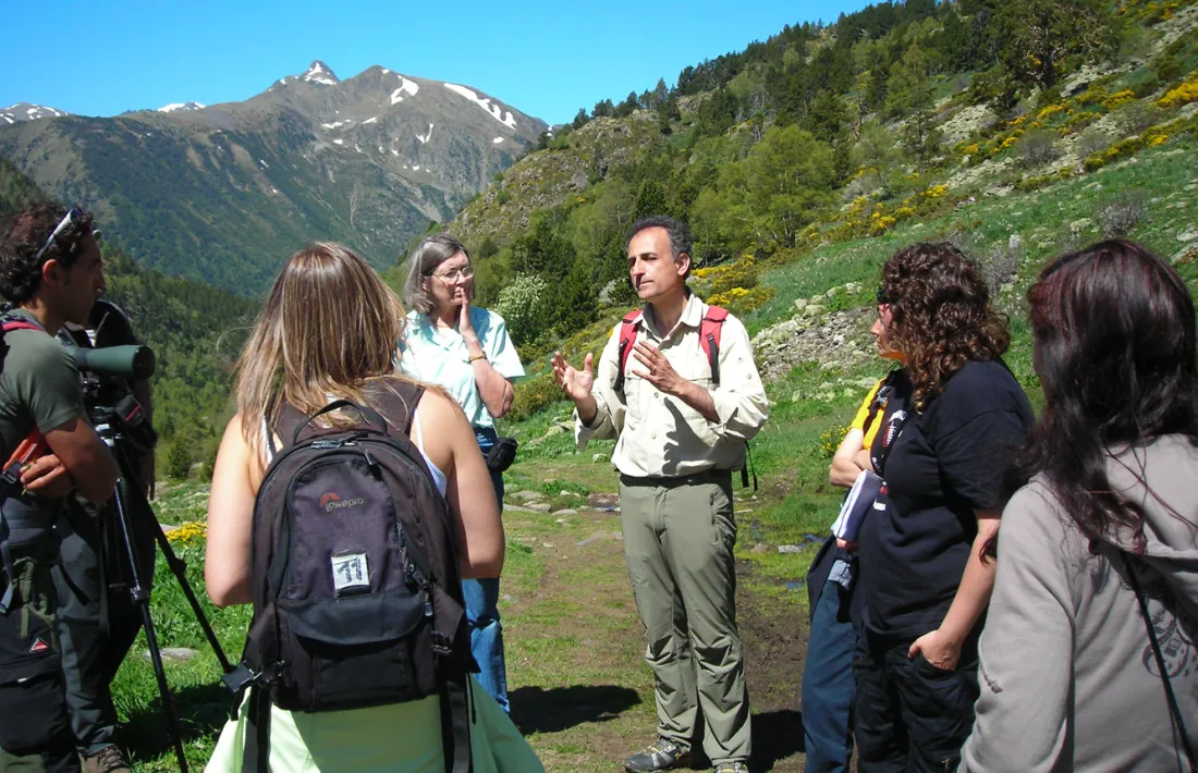 Una sortida en el marc del Festival de la Flora al Pirineu.