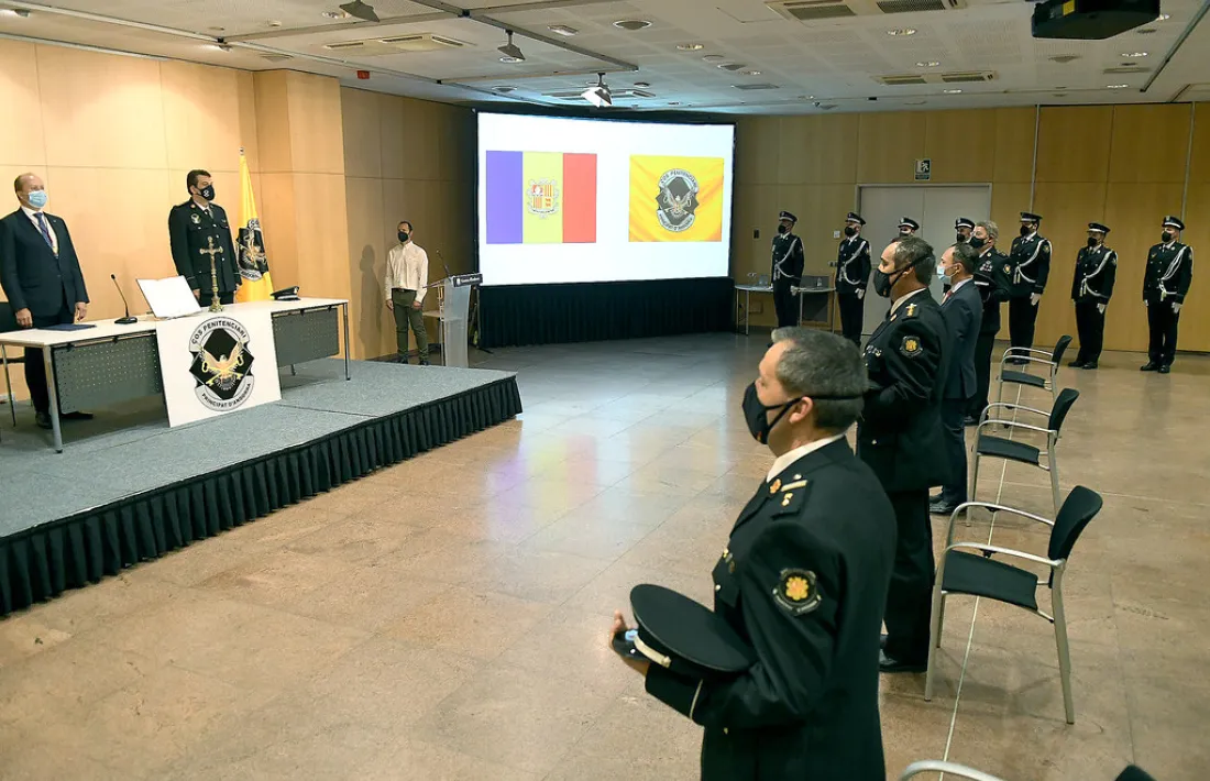 Un moment de la cerimònia de jurament dels agents.