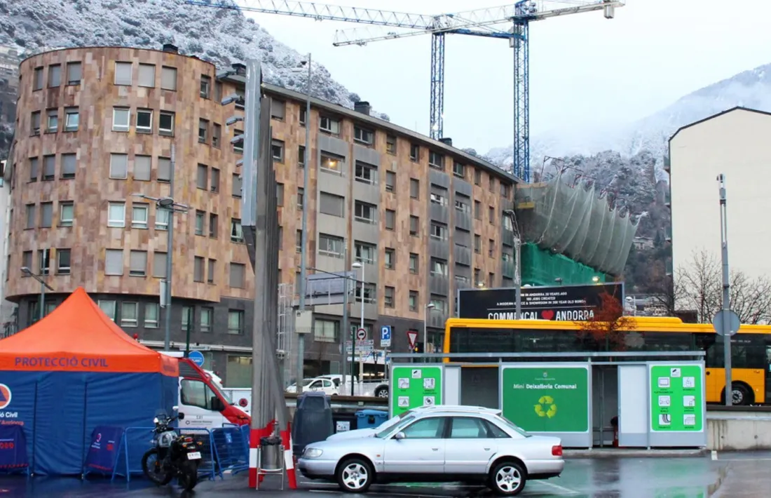 Un 'stop lab' mòbil a Andorra la Vella.
