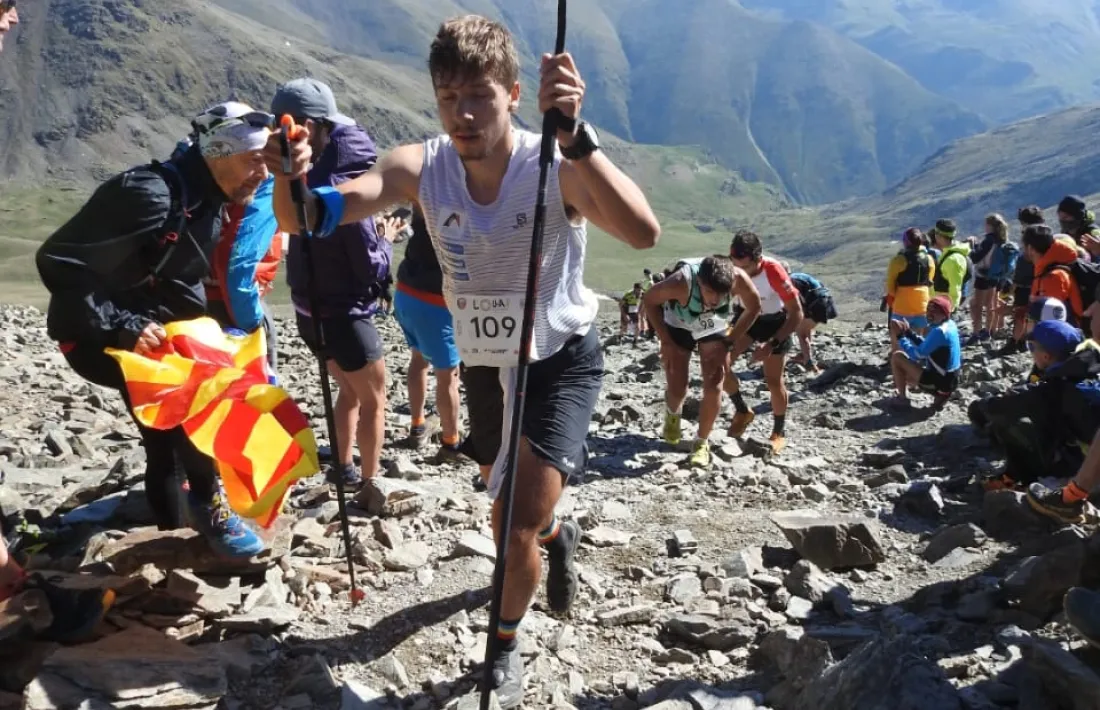 Arnau Soldevila, a l’Olla de Núria. Foto: FAM