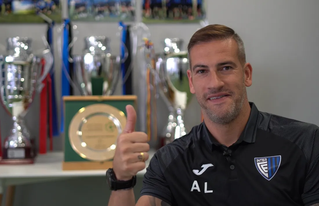 Albert Lopo ja exerceix aquesta setmana com a nou tècnic de l’Inter Club Escaldes. Foto: Interescaldes.com