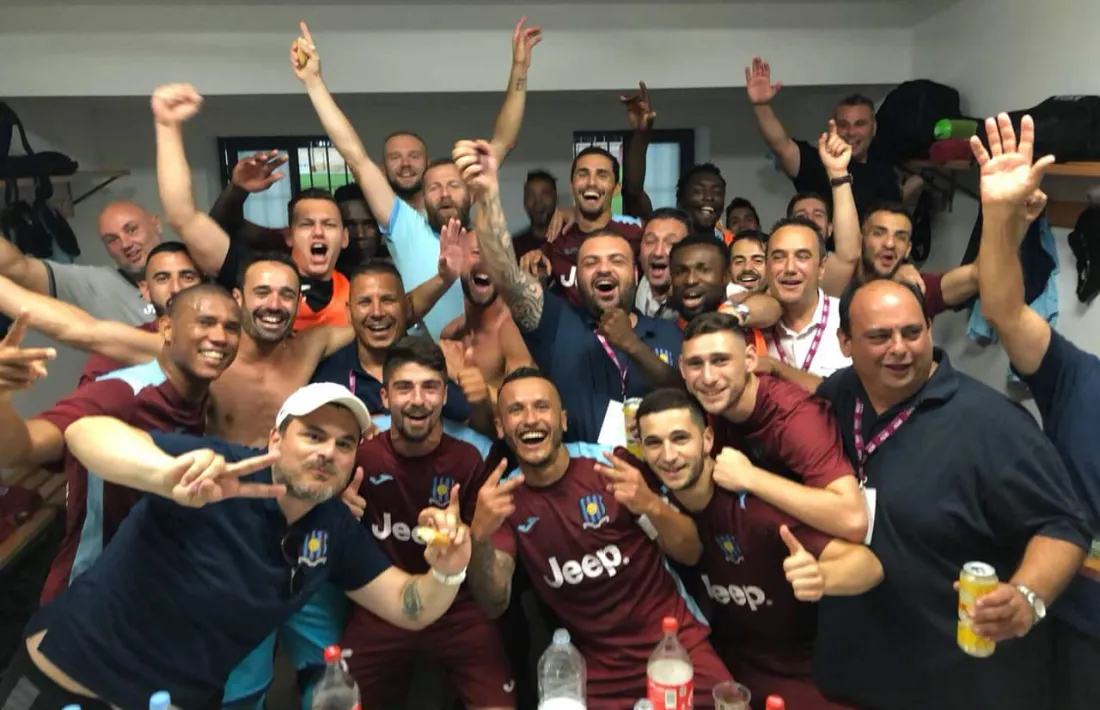 Gzira United, rival de la UE Sant Julià. Foto: Twitter