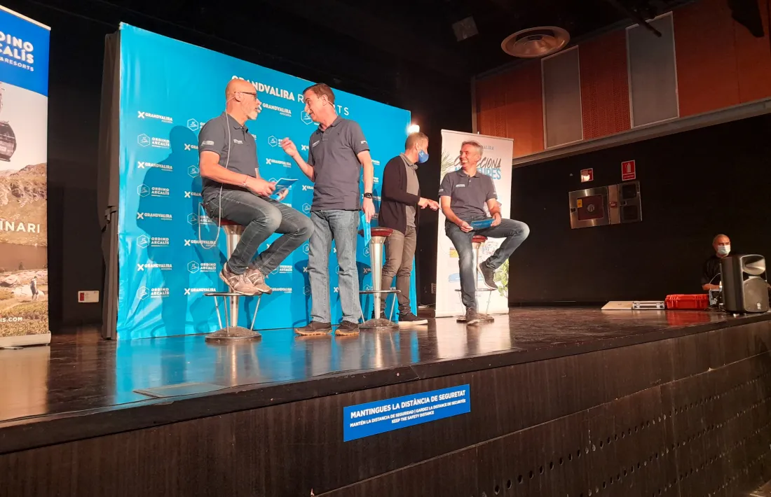 Uns moments abans de la presentació a l'ACCO.