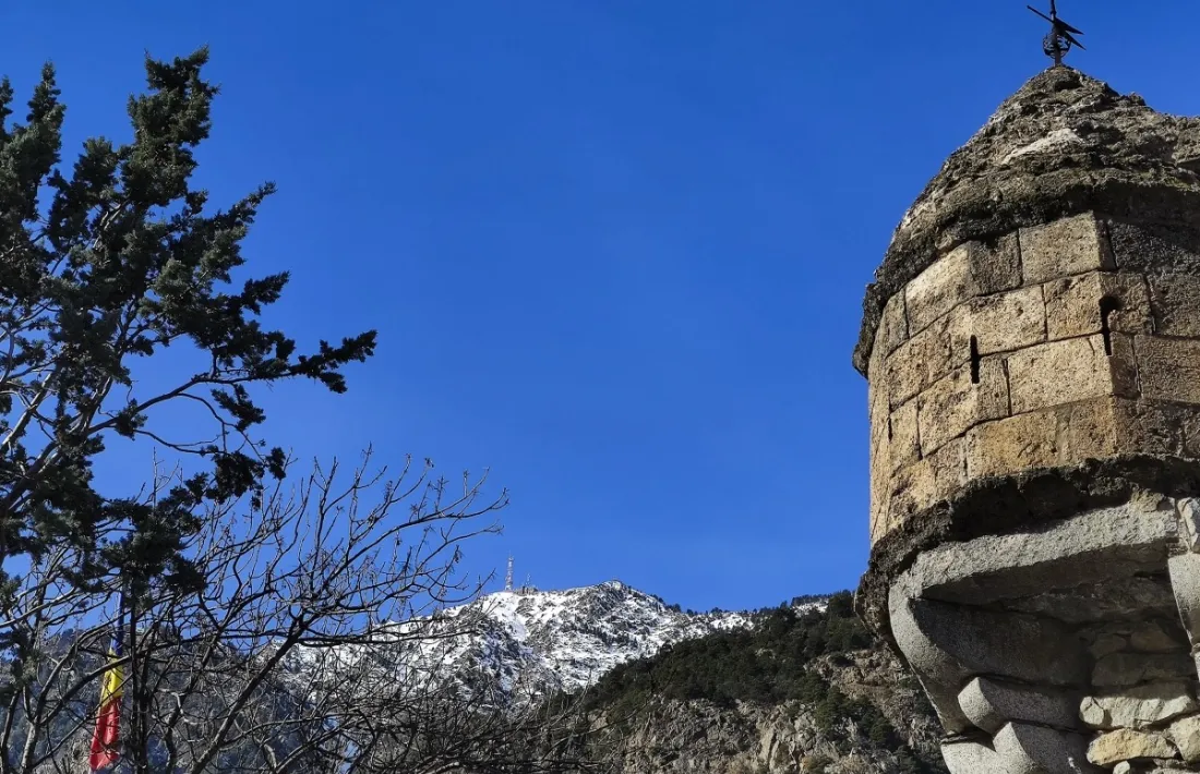 El pic del Carroi des de Casa de la Vall.