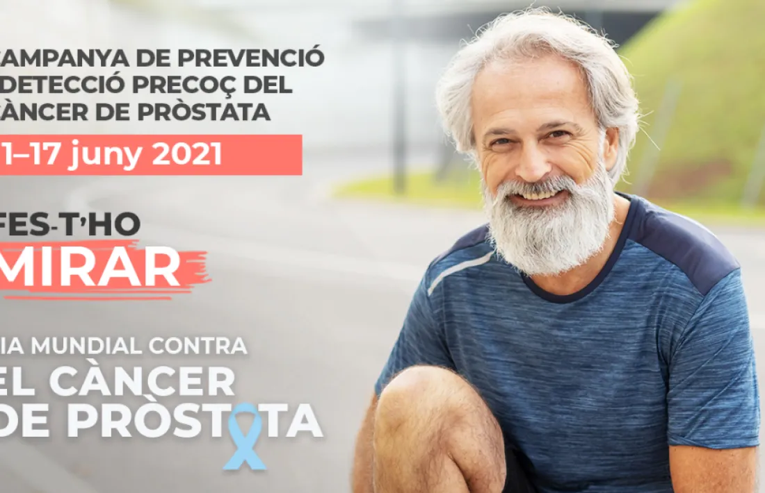 Una imatge de la campanya contra el càncer de pròstata.