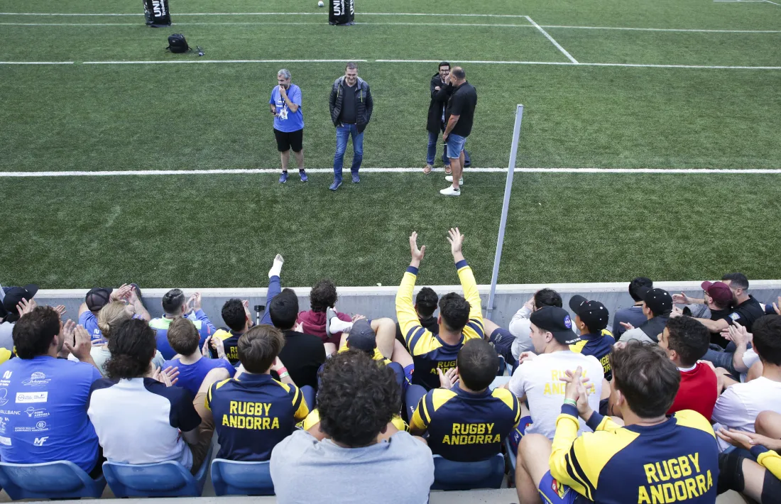 Jean Arnaudin i Eric Mercadier tenen experiència com a tècnics i jugadors. Foto: Facundo Santana