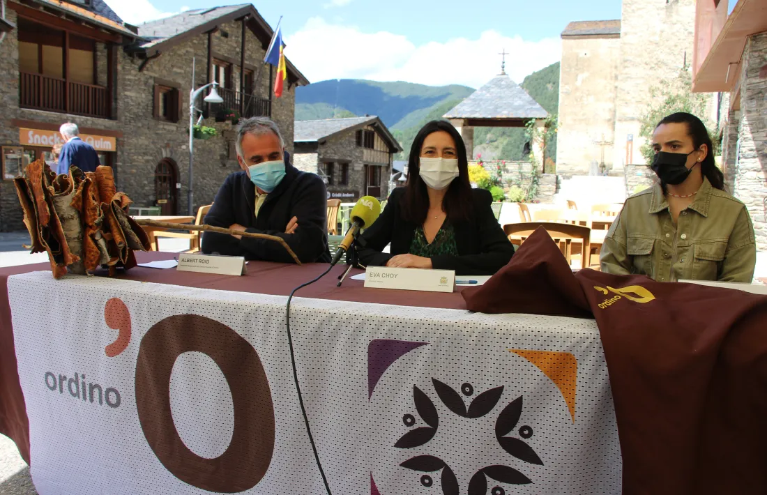 Un instant de la roda de premsa de presentació de la festa de Sant Pere.