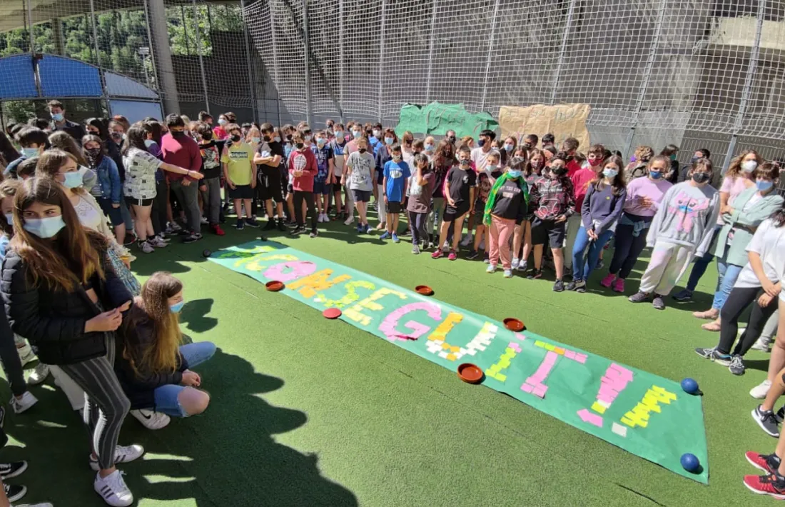 Un monent de l'acte de comiat del curs que ha tingut lloc aquest matí.