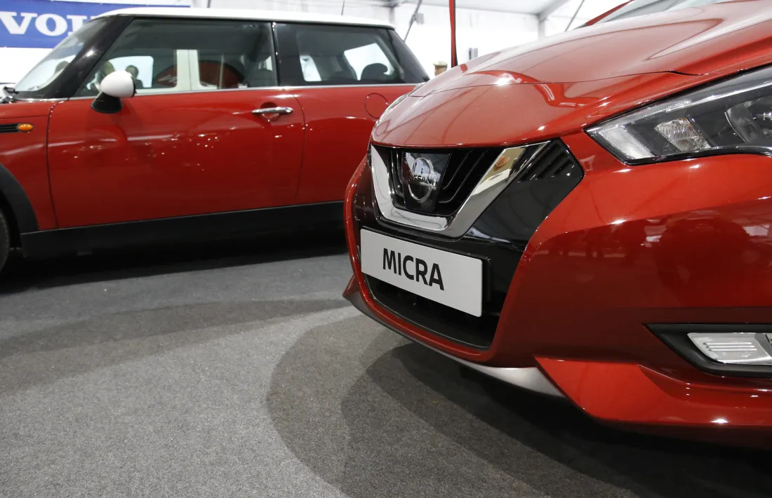 Imatge de cotxes exposats en una de les edicions de la Fira d’Andorra la Vella.