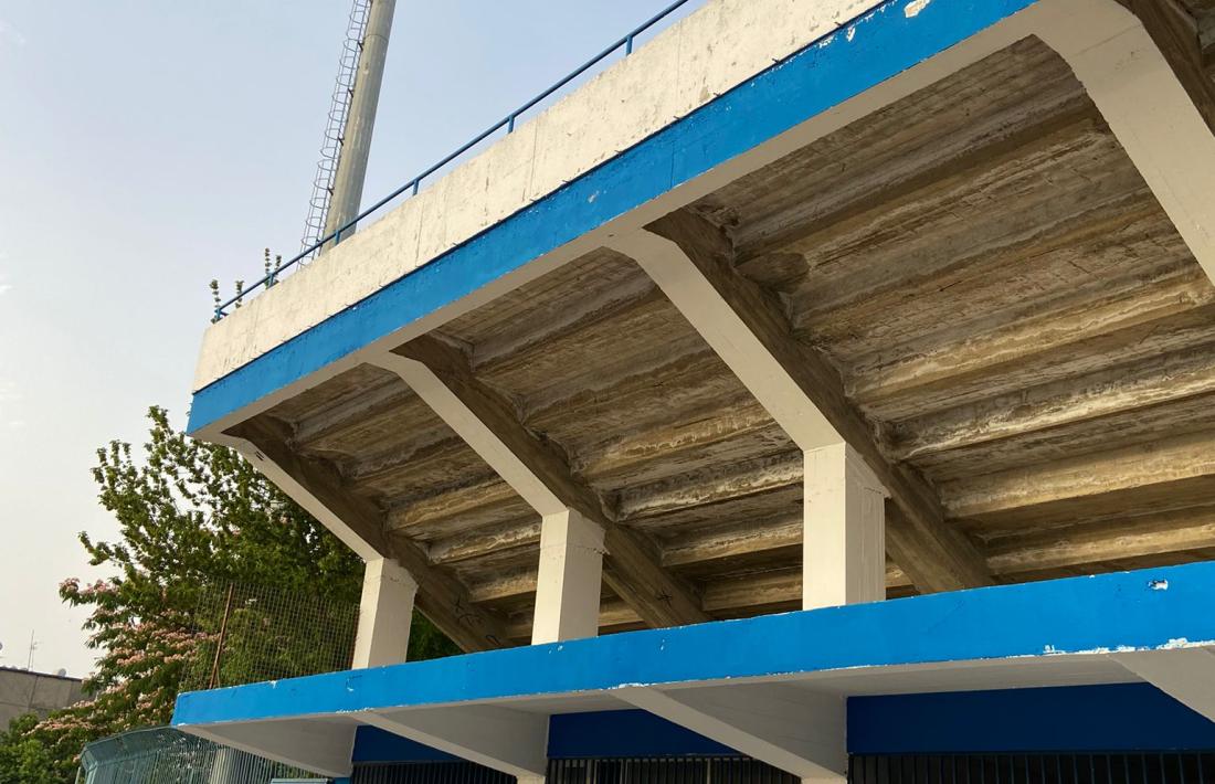 L'estadi on va disputar l'Inter el partit d'ahir contra l'HB. Foto: Twitter