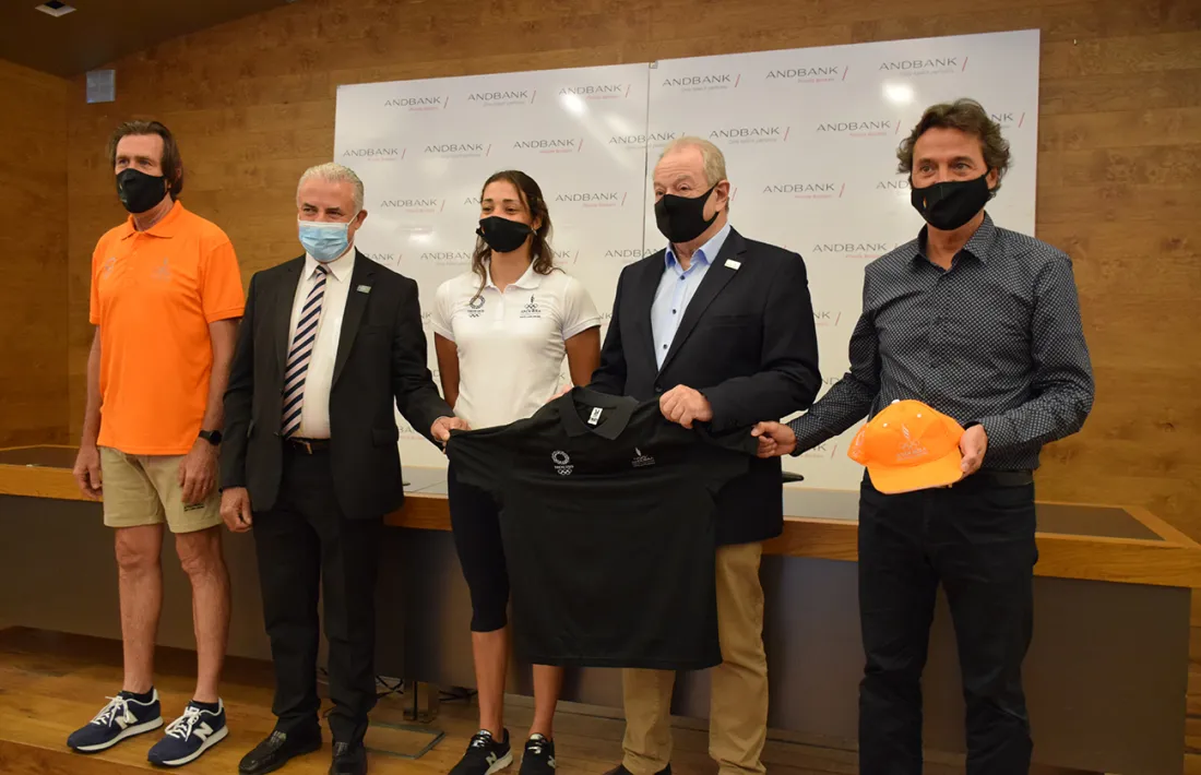 Josep Maria Cabanes, Jaume Martí, Jordi Orteu i Mònica Dòria, amb el nou equipament.