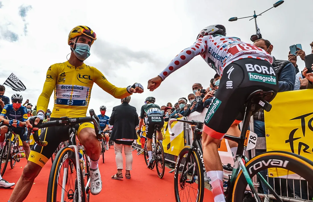 El resident Julian Alaphilippe va deixar ahir de tenir el maillot groc del Tour. Foto: ASO / Charly López