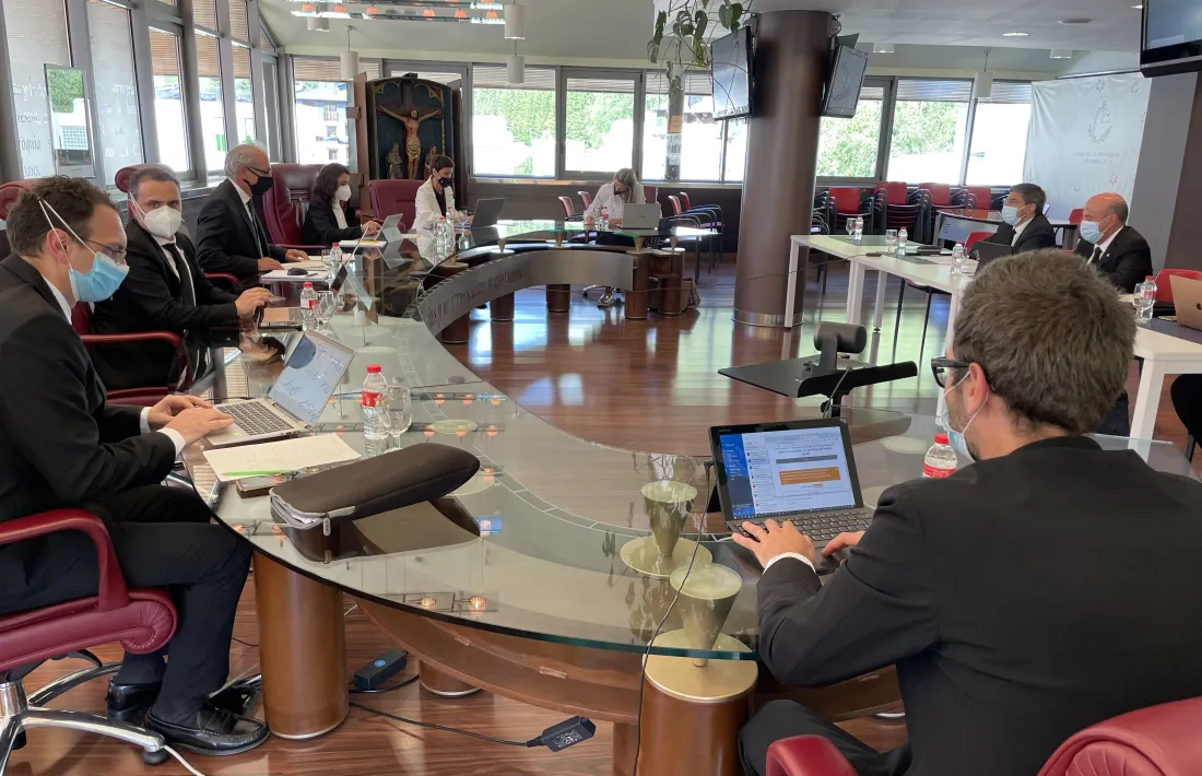 El cònsol Camp va presidir la sessió del Consell Sabut d’ahir a Canillo.