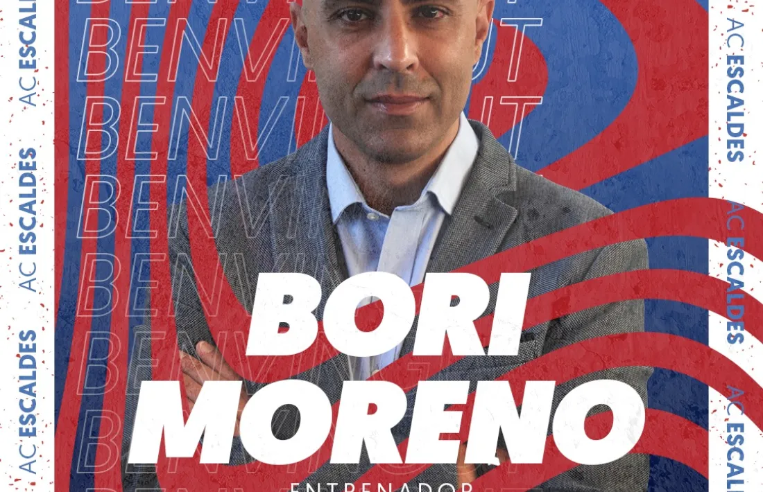 Bori Moreno, nou tècnic de l'Atlètic Escaldes. Foto: Facebook