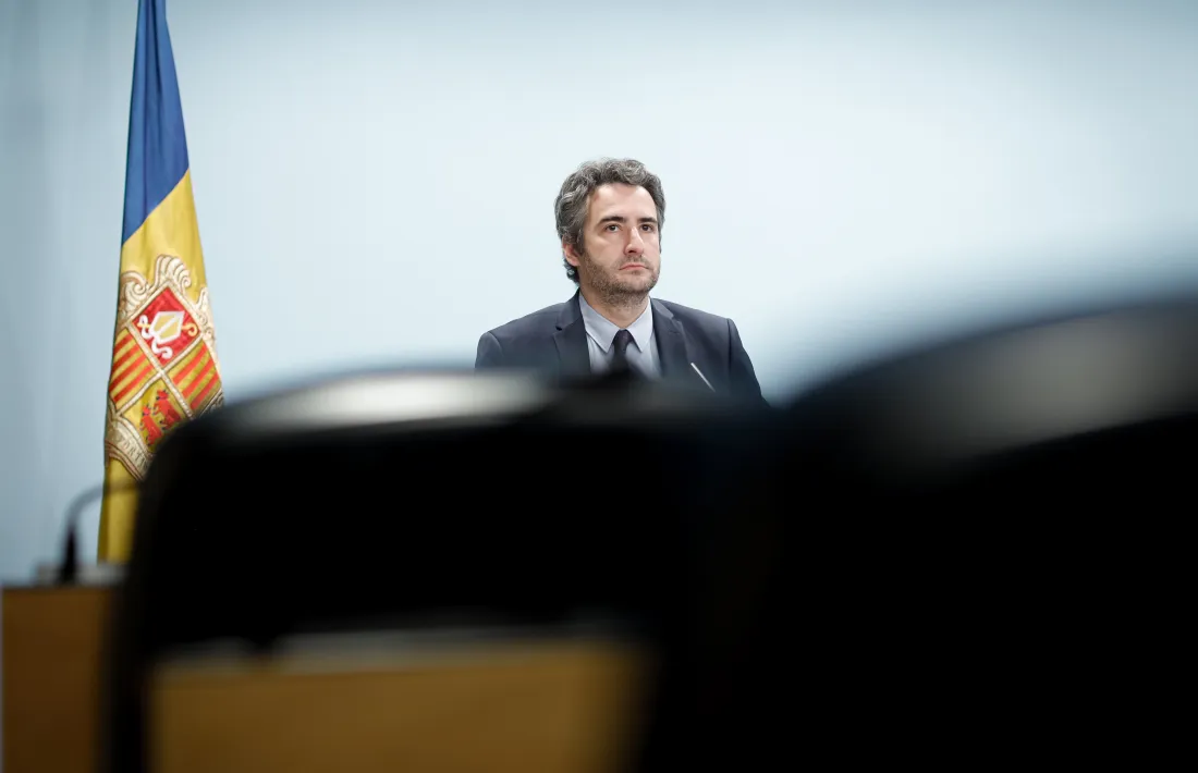 El ministre de Finances i portaveu de l’executiu, Eric Jover.