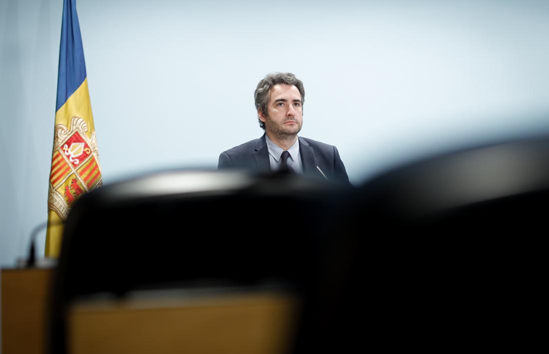 El ministre de Finances i portaveu de l’executiu, Eric Jover.