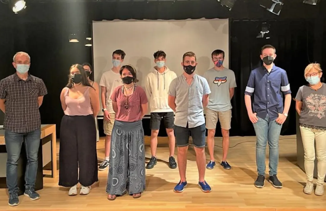 Els alumnes que s'han graduat en batxillerat internacional.