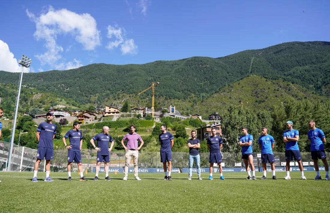 L'FC Andorra va començar ahir la pretemporada. Foto: FC Andorra