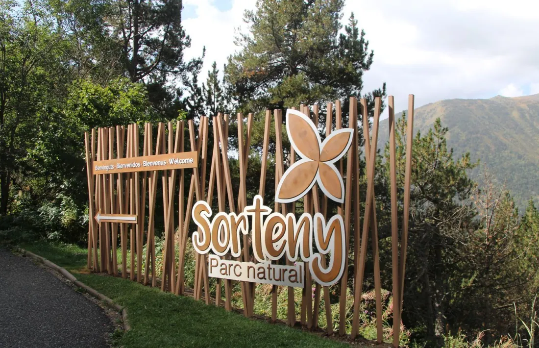 Entrada del parc natural de Sorteny.