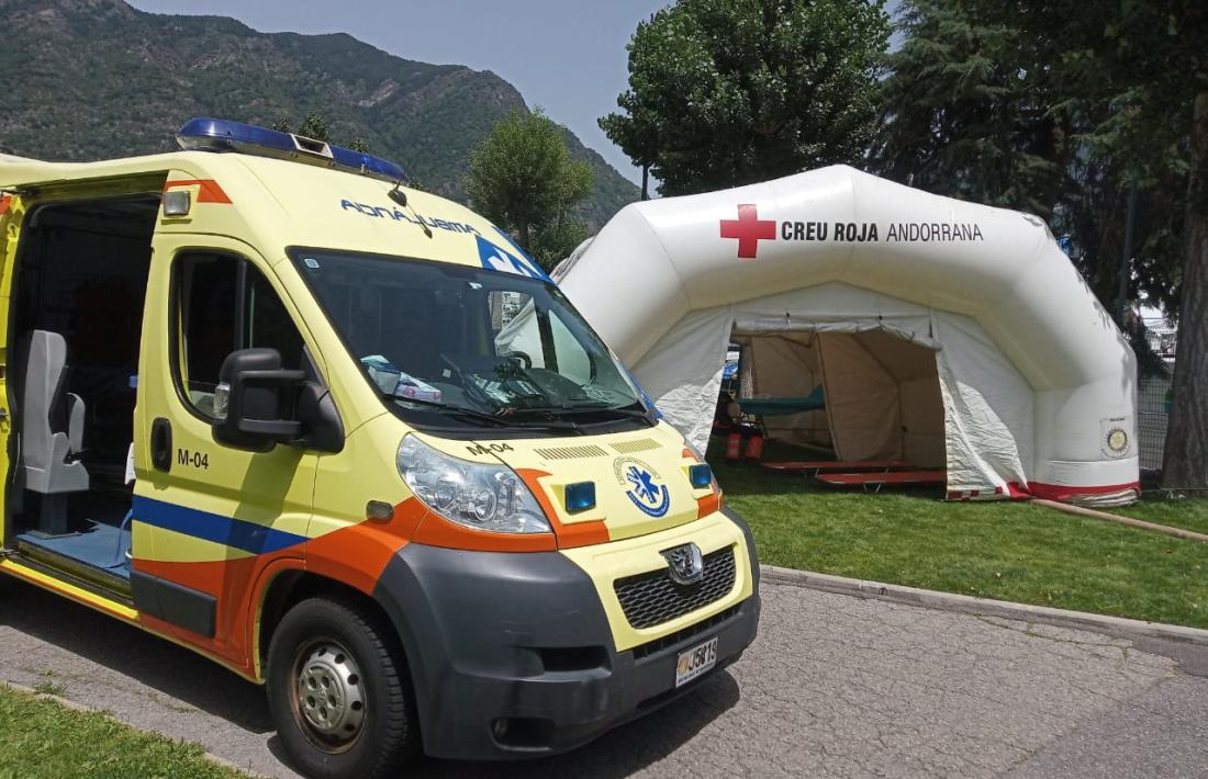 Els tres equips de preventius de la Creu Roja van estar a la zona de Beixalís.