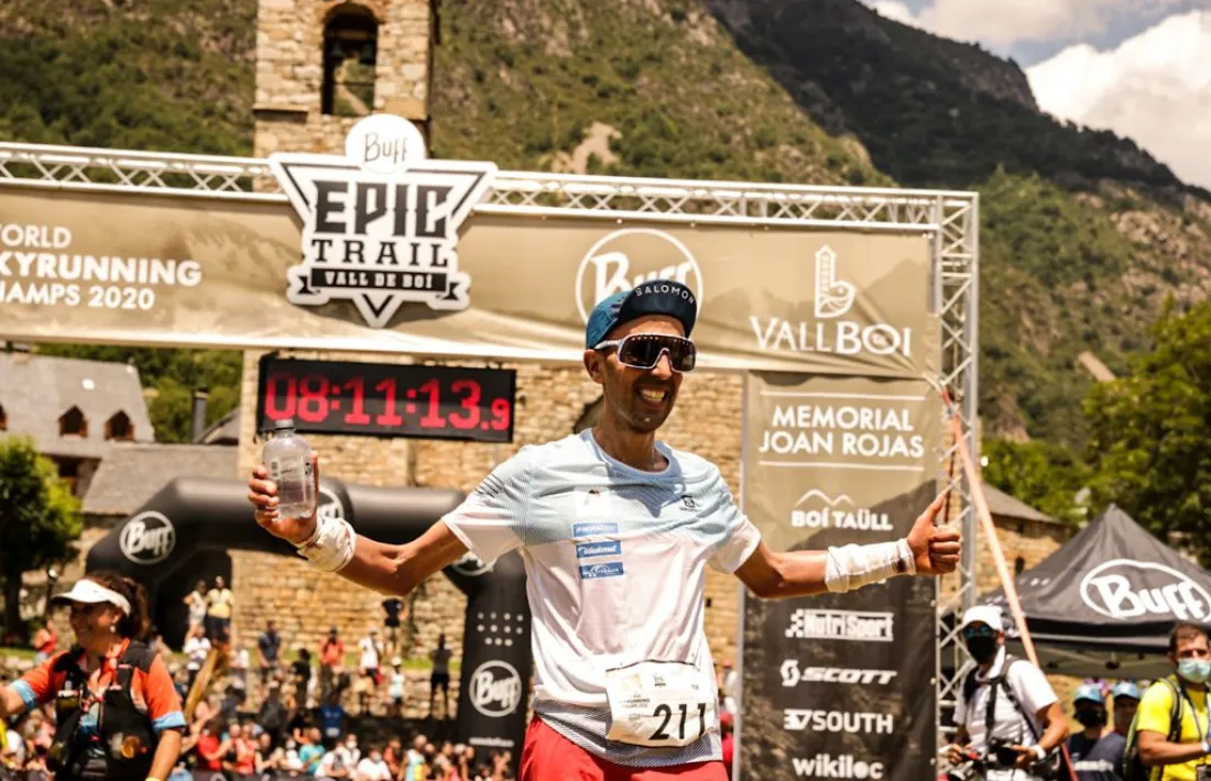 Marc Casal, campió del món SkyUltra. Foto: Buff Epic Trail