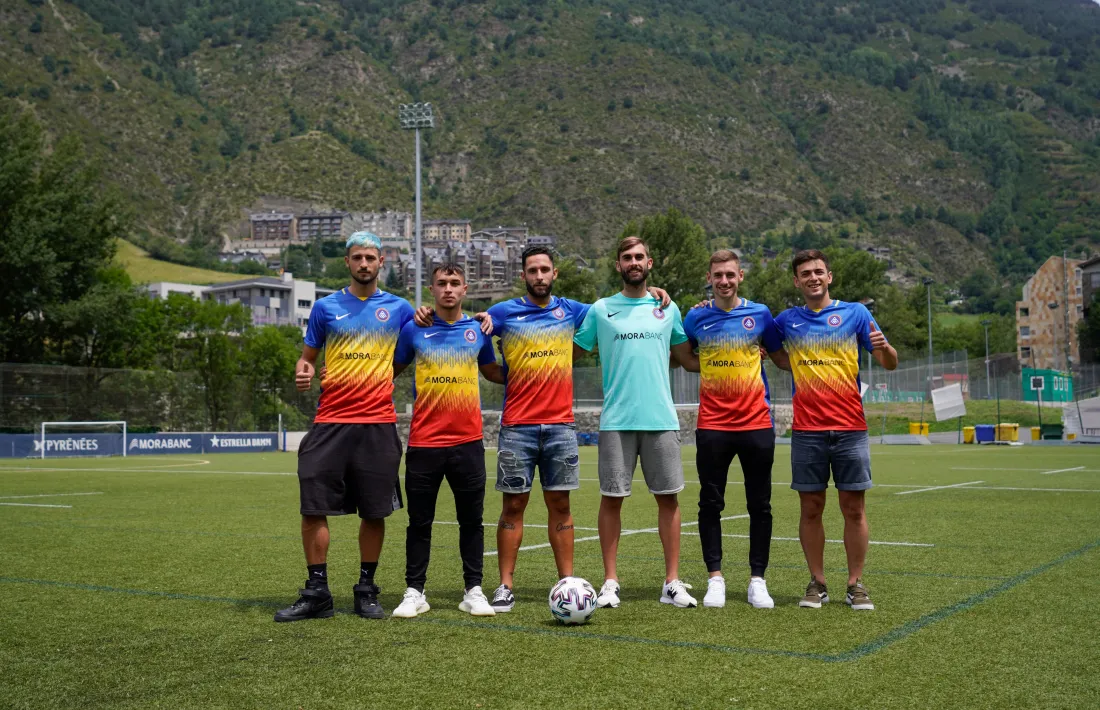 Sis fitxatges de l’FC Andorra. Foto: FC Andorra