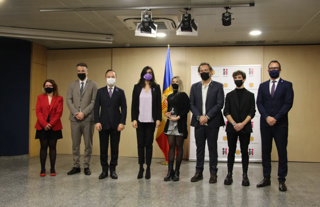 La cerimònia de la quarta edició del premi Olympe de Gouges.