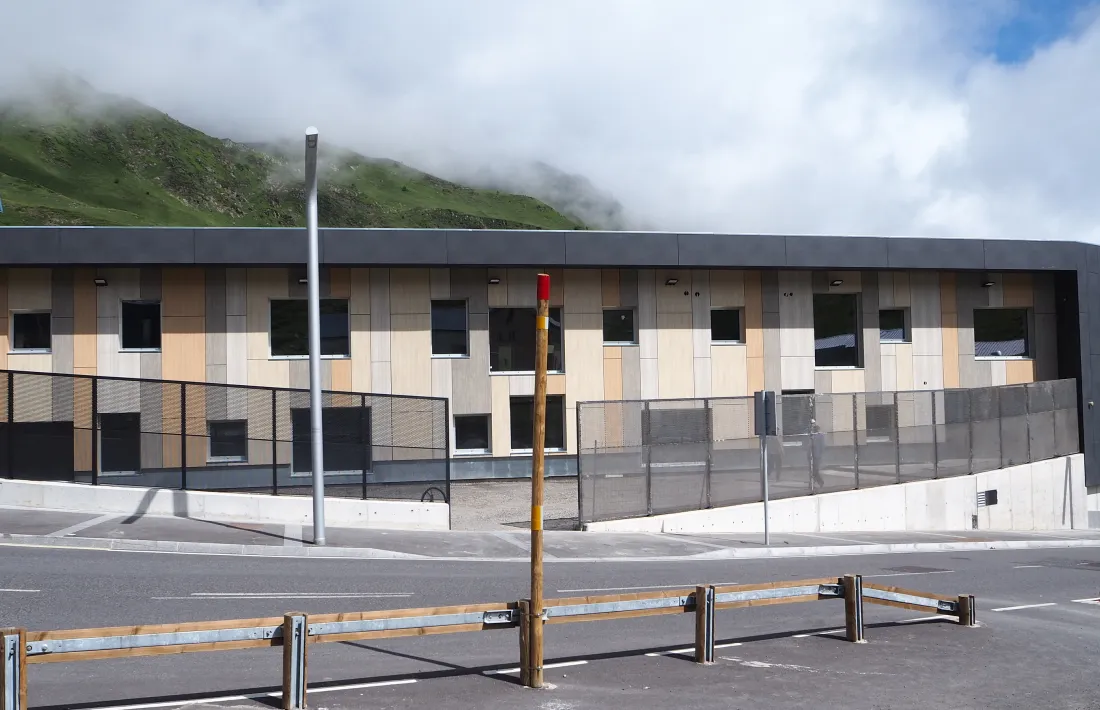 L’exterior de la futura escola bressol del Pas de la Casa.