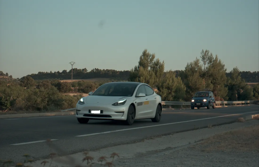 El turisme que circulava a 187 km/h per la C-14.