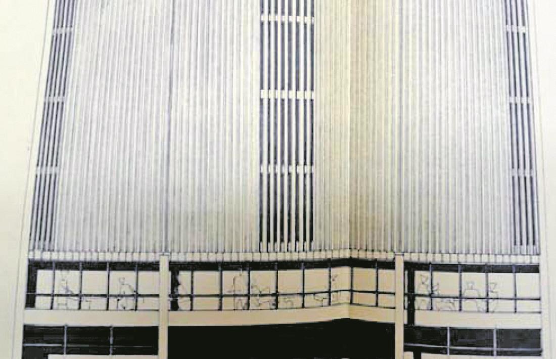 Projecte de centre comercial per a l’avinguda Carlemany, per a l’època (1968) absolutament trencador.