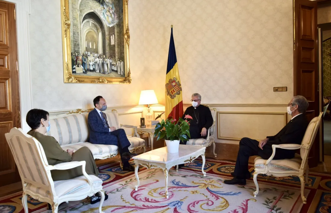 Un moment de la trobada d'aquest matí.