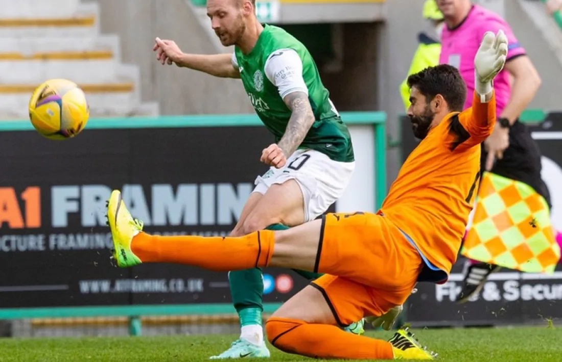 Boyle va ser un autèntic malson per a l’FC Santa Coloma. Foto: Hibernian FC