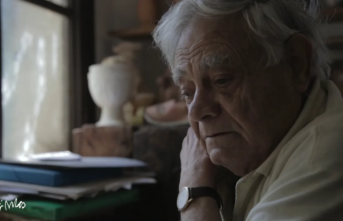 L’artesà lauredià, al taller de la desapareguda Casa Duró d’Aixovall, al documental que li va dedicar el seu net, Hèctor.