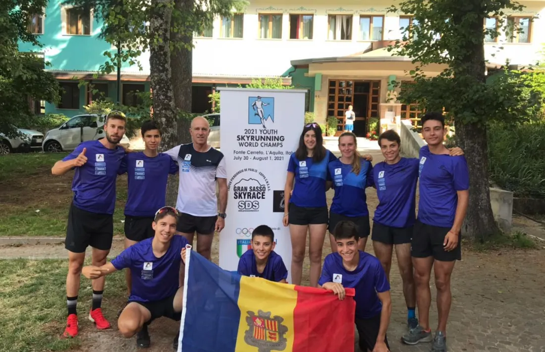 L'equip de la FAM a L'Aquila. Foto: FAM