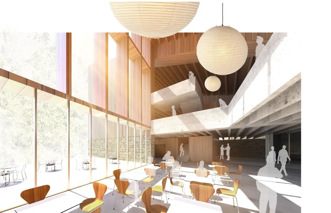 El projecte de construcció del centre que s’ubicarà a Ordino.