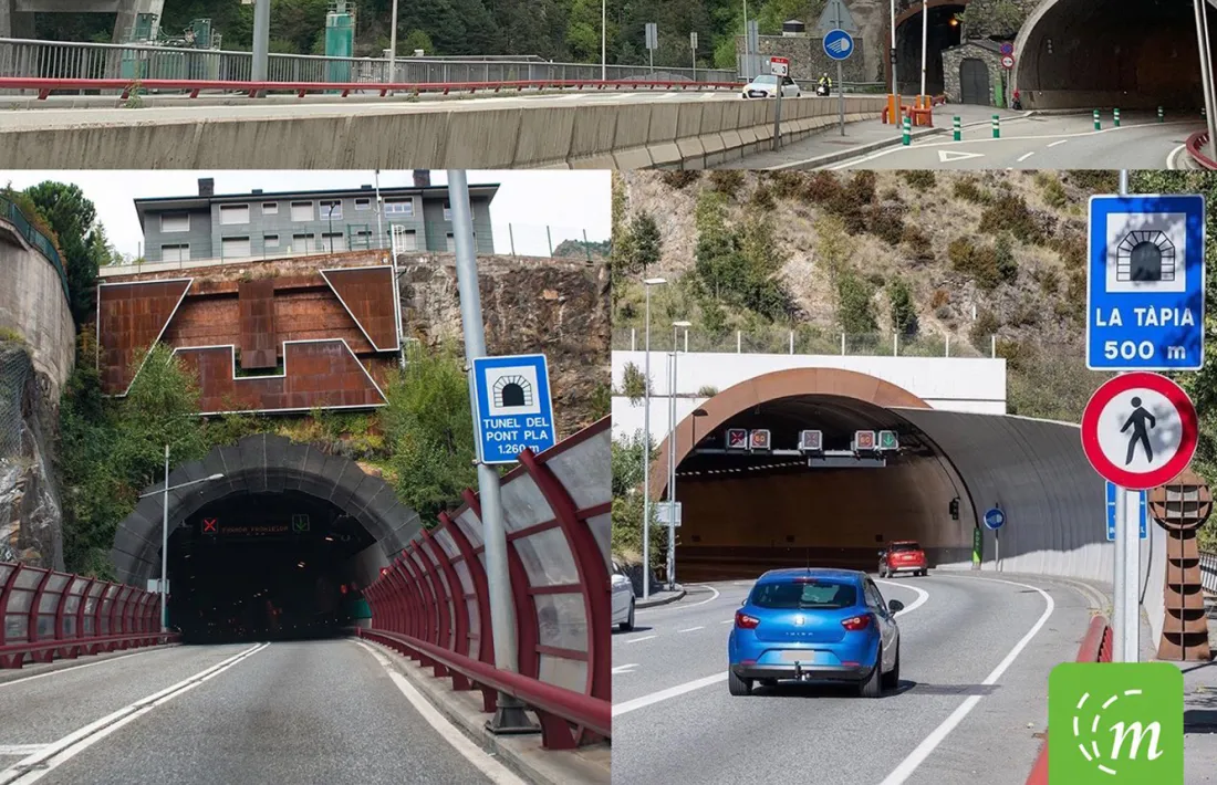 Talls en diversos túnels del país per treballs de neteja.