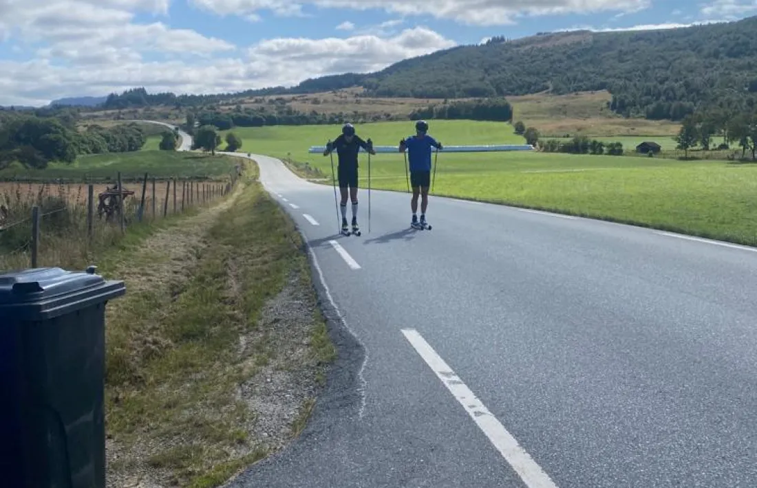 Irineu Esteve i Imanol Rojo, a Noruega. Foto: FAE