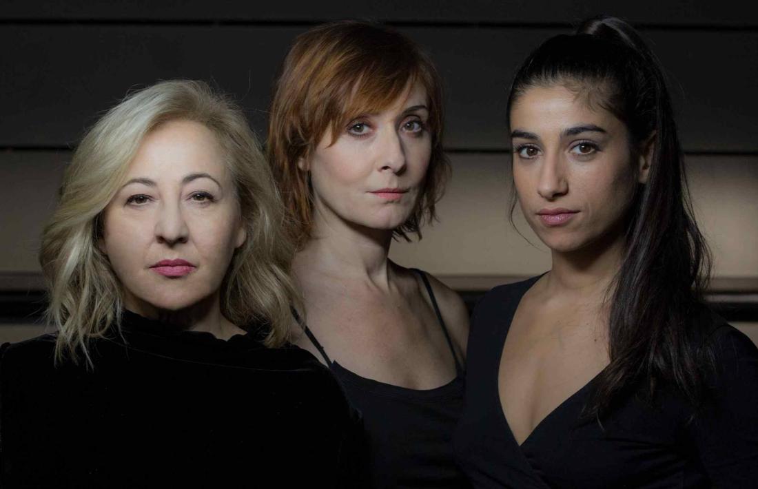 Les tres protagonistes de ‘Prostitución’: Carmen Machi, Nathalie Poza i Carolina Yuste.