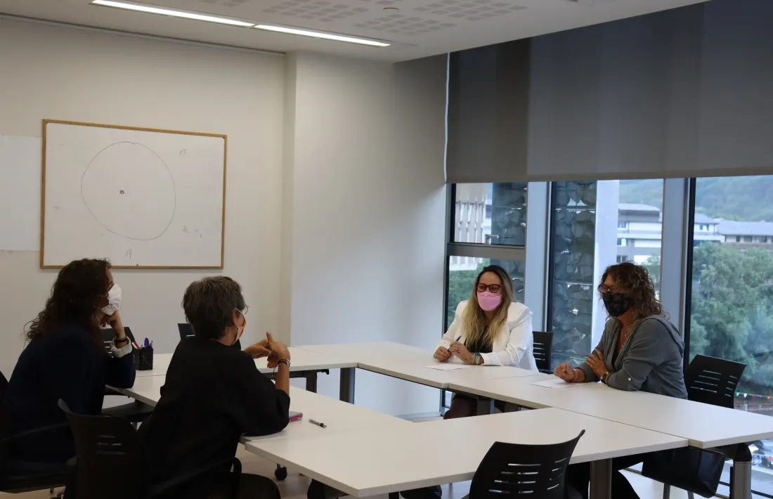 Un moment de la reunió.