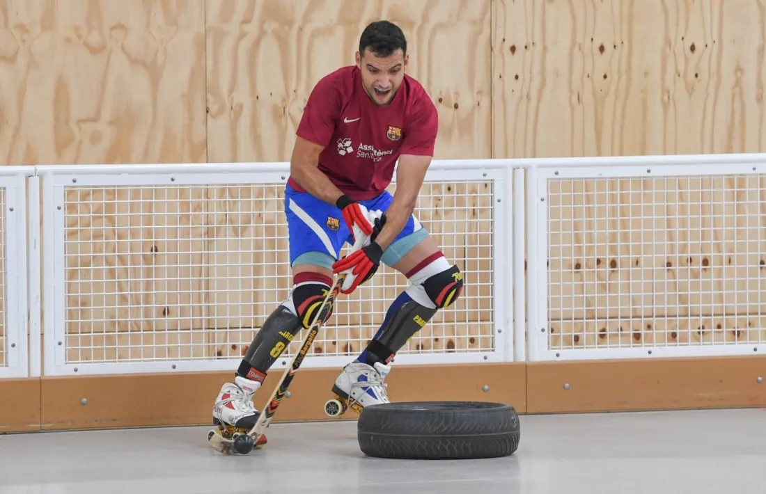 El Barça d'hoquei patins també vindrà de pretemporada al país. Foto: Twitter Barça Hoquei