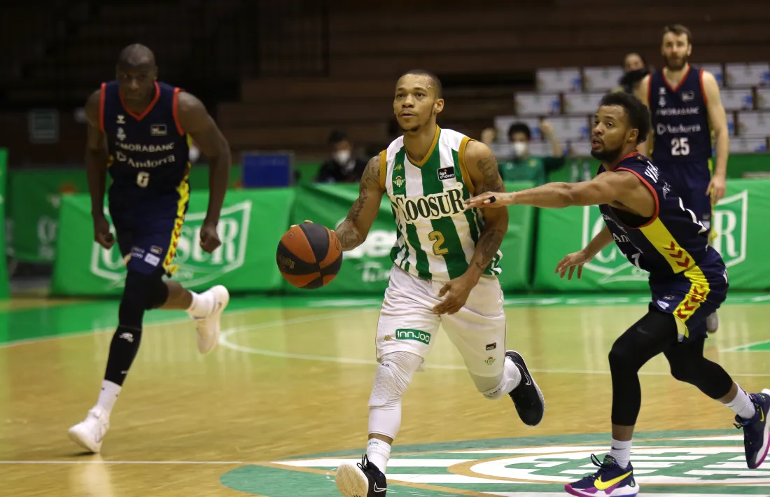 Clevin Hannah, en el partit de la jornada 26 a Sevilla. Foto: ACB Photo / Ligero
