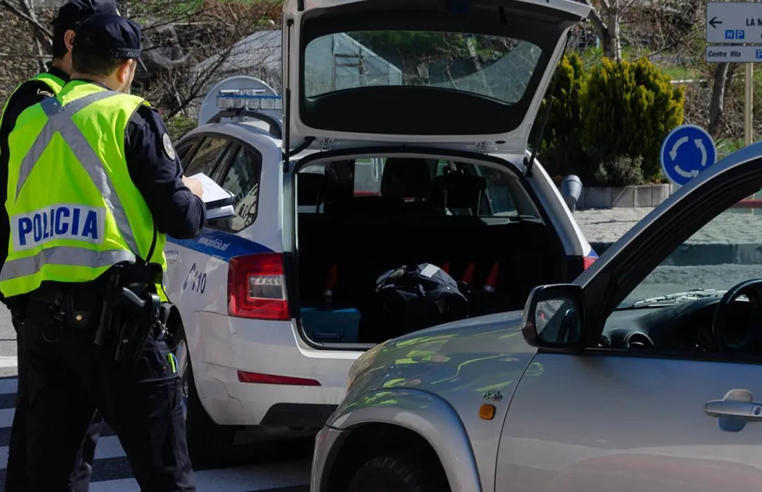 Un control policial.