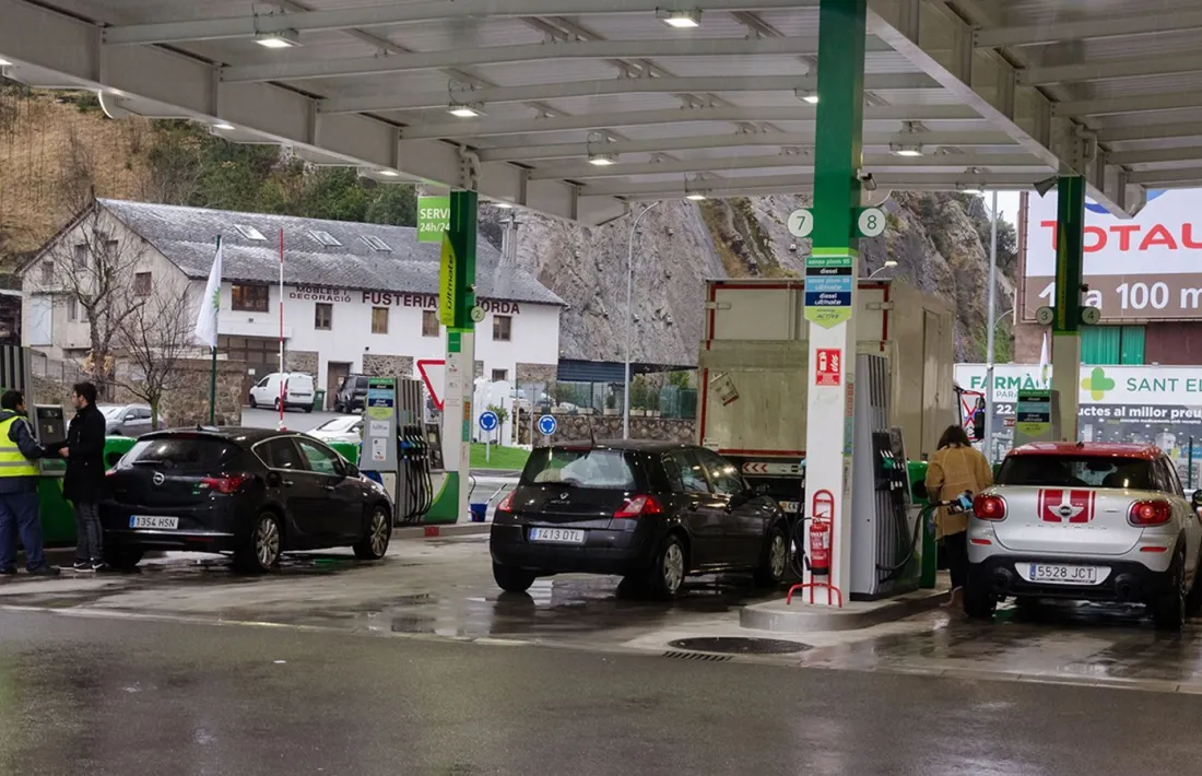 Una estació de servei.