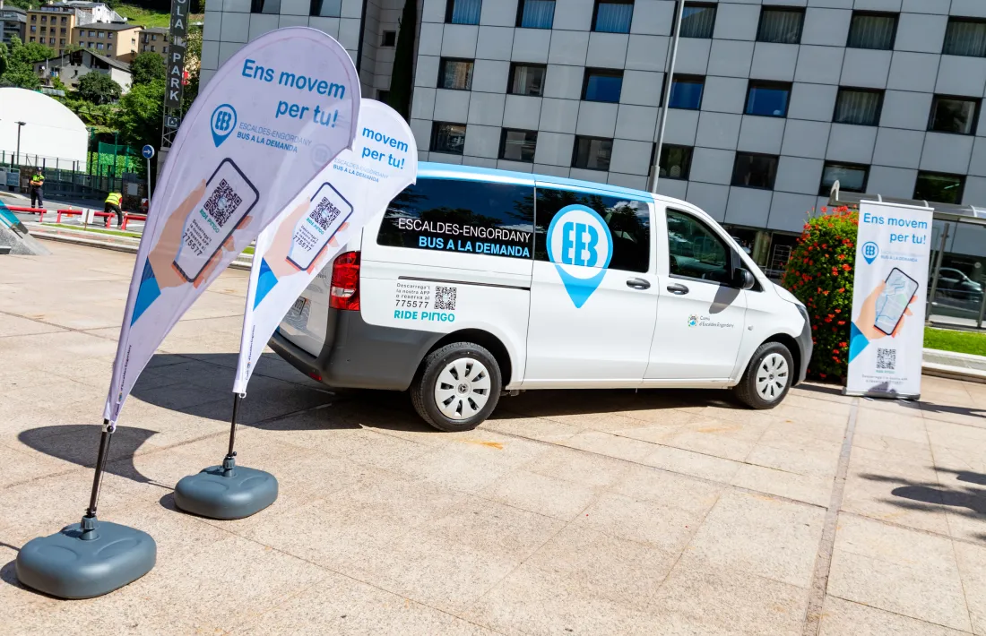 El bus a la demanda es va posar en marxa a mitjans de juliol.